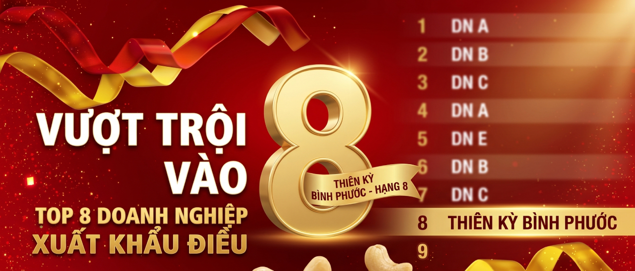 Vươn Lên Top 8 Doanh Nghiệp Xuất Khẩu Điều Đầu Năm 2026